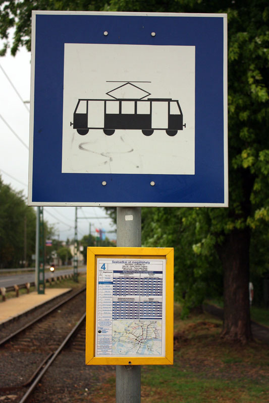 tram stop Szeged