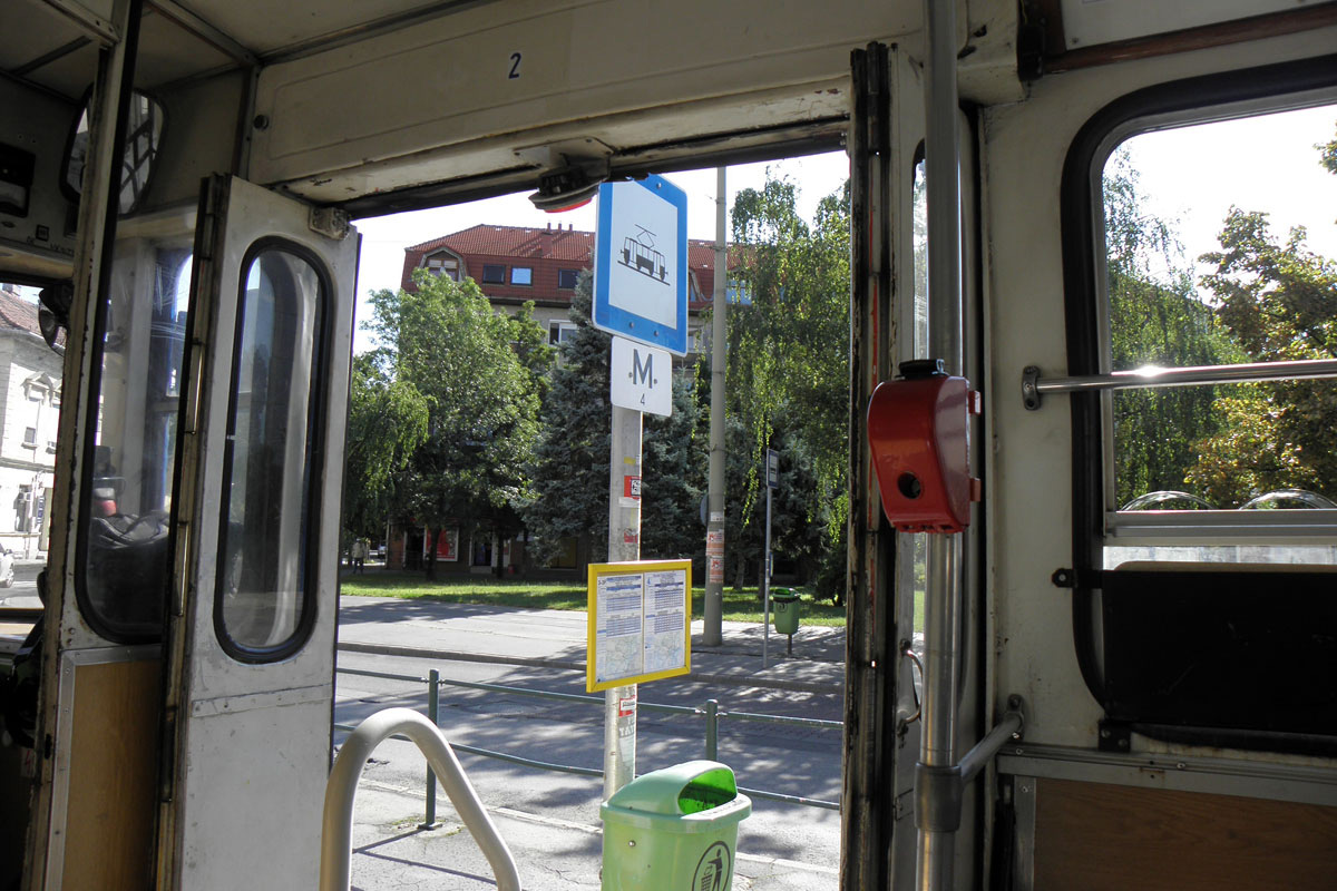 tram stop Szeged
