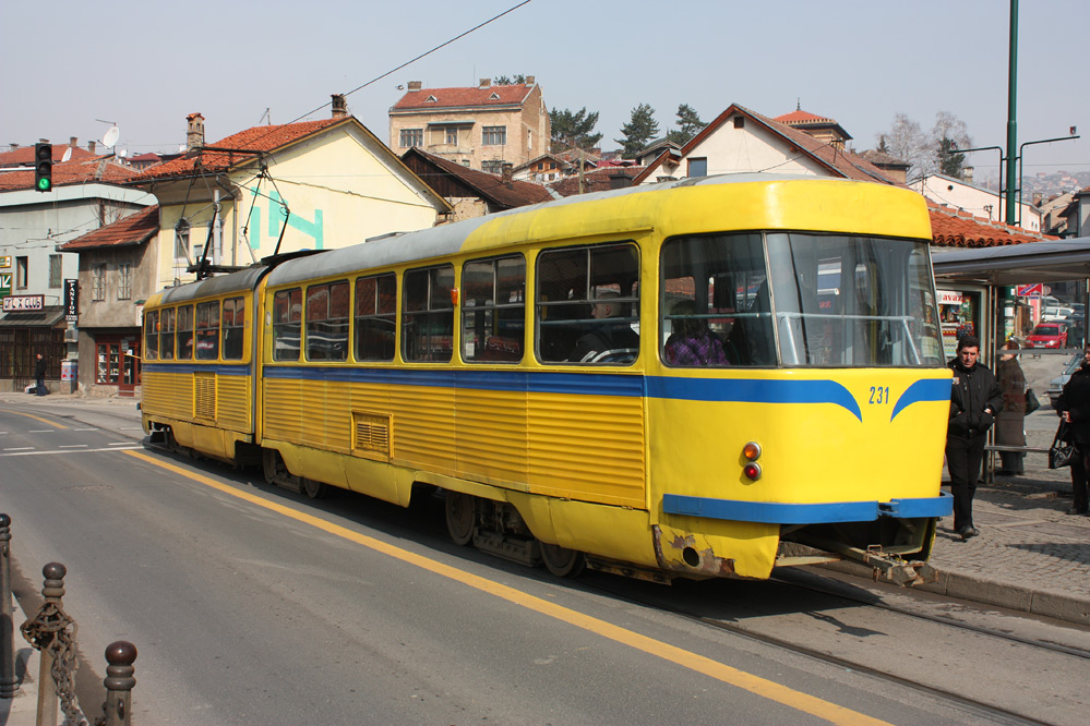 K2YU Straßenbahn Tram Sarajevo
