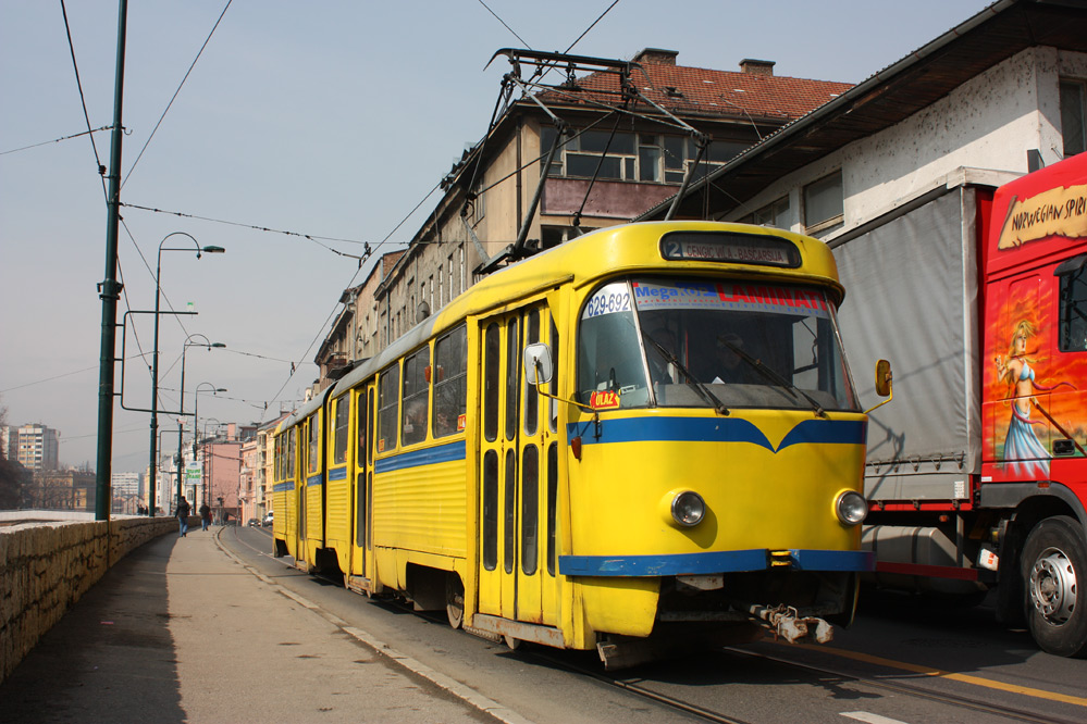 K2YU Straßenbahn Tram Sarajevo