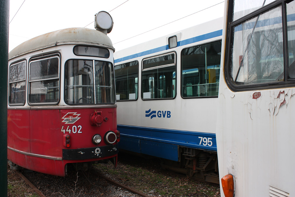 Remise Depot Betriebshof ex Amsterdam Straßenbahn Tram Sarajevo