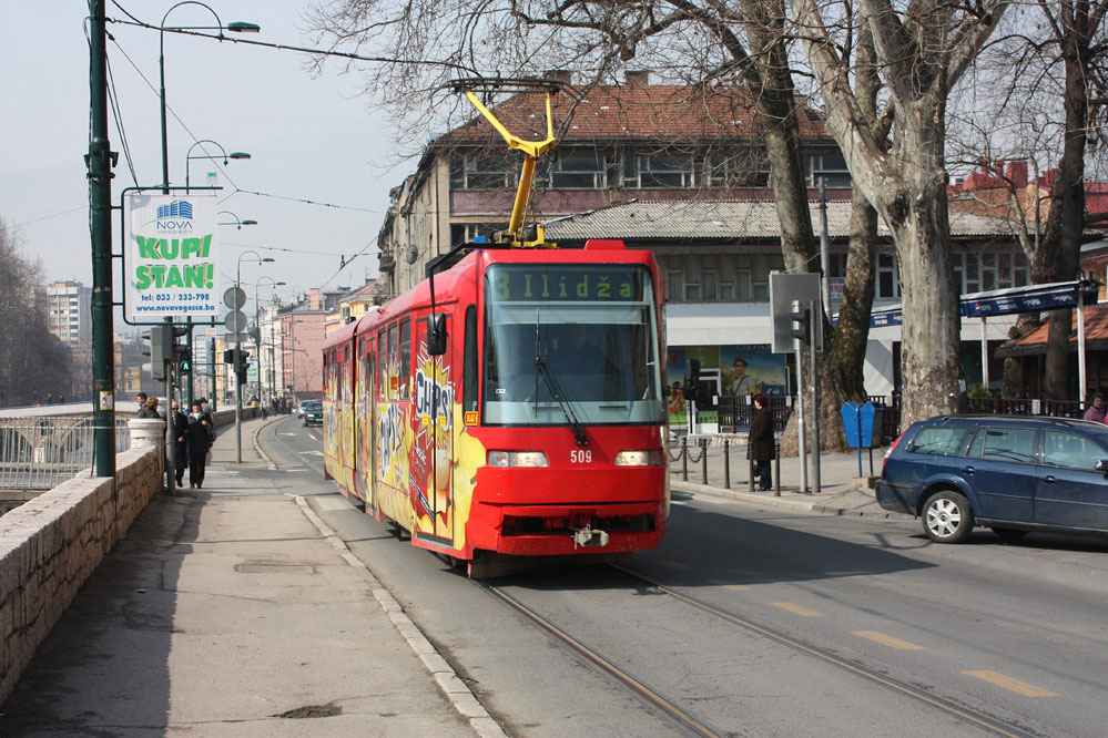 Satra2 Straßenbahn Tram Sarajevo