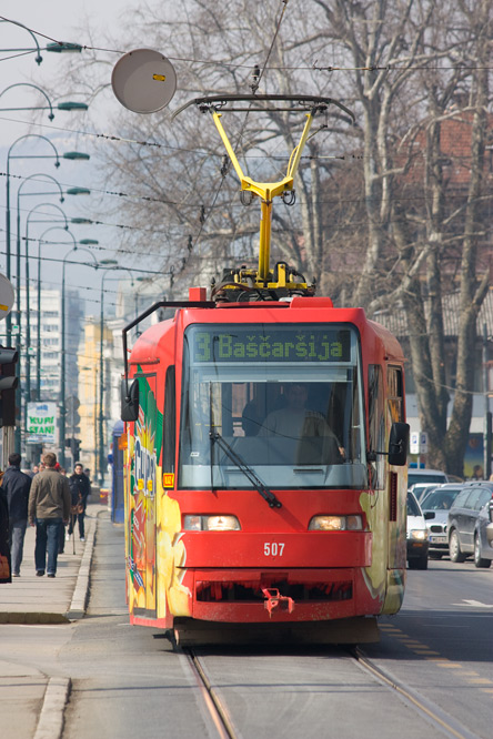 Satra2 Straßenbahn Tram Sarajevo