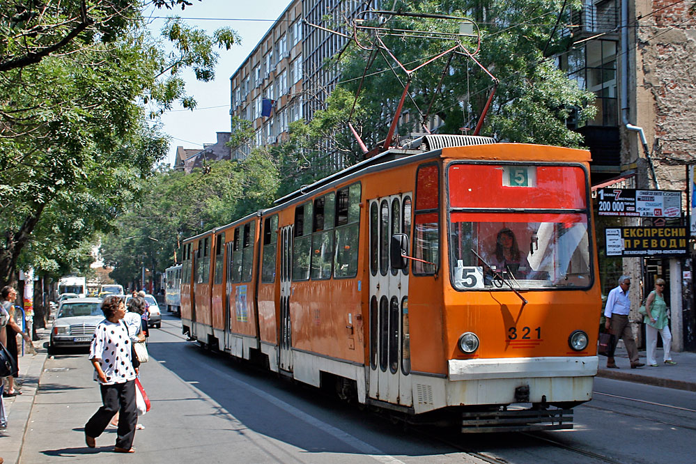 Sofia Bulgaria 1300 tram