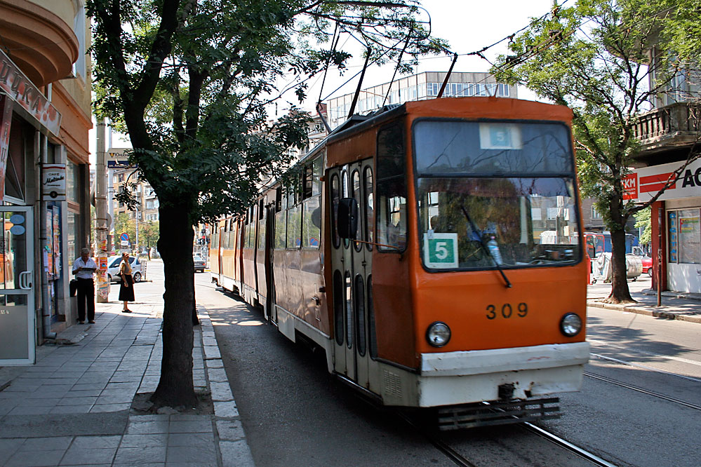 Sofia Bulgaria 1300 tram