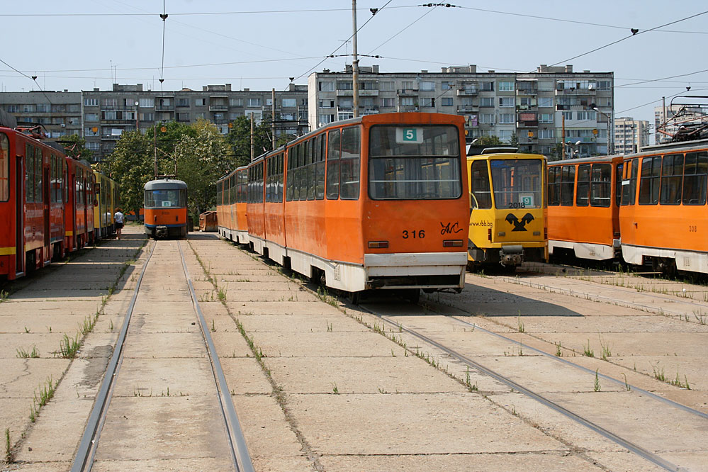 Depot Krasna Poljana Betriebshof Remise