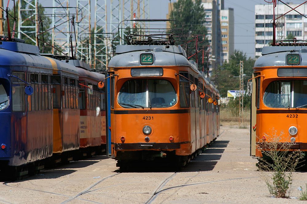 Tram Depot Sofia Iskar Betriebshof Remise