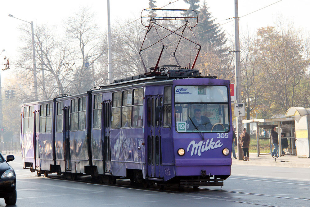 Sofia Bulgaria 1300 tram