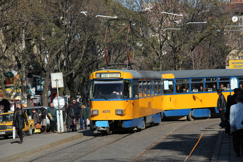 Sofia Straßenbahn tramway T4D ex Leipzig