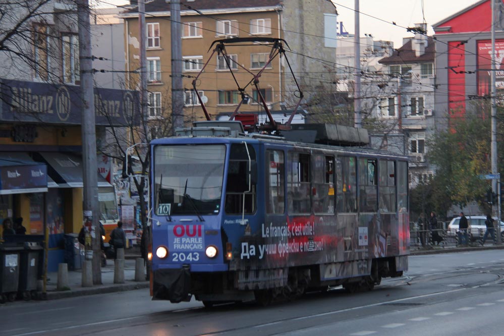 Sofia Straßenbahn tramway T6A2