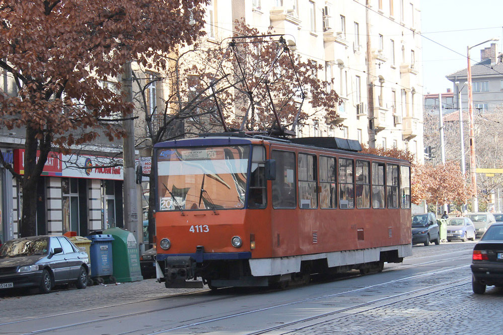 Sofia Straßenbahn tramway T5B5