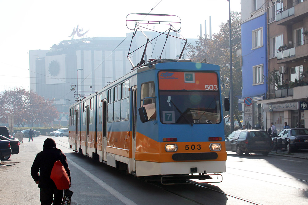 Sofia Straßenbahn tramway T6M-700