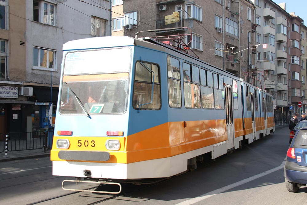Sofia Straßenbahn tramway T6M-700