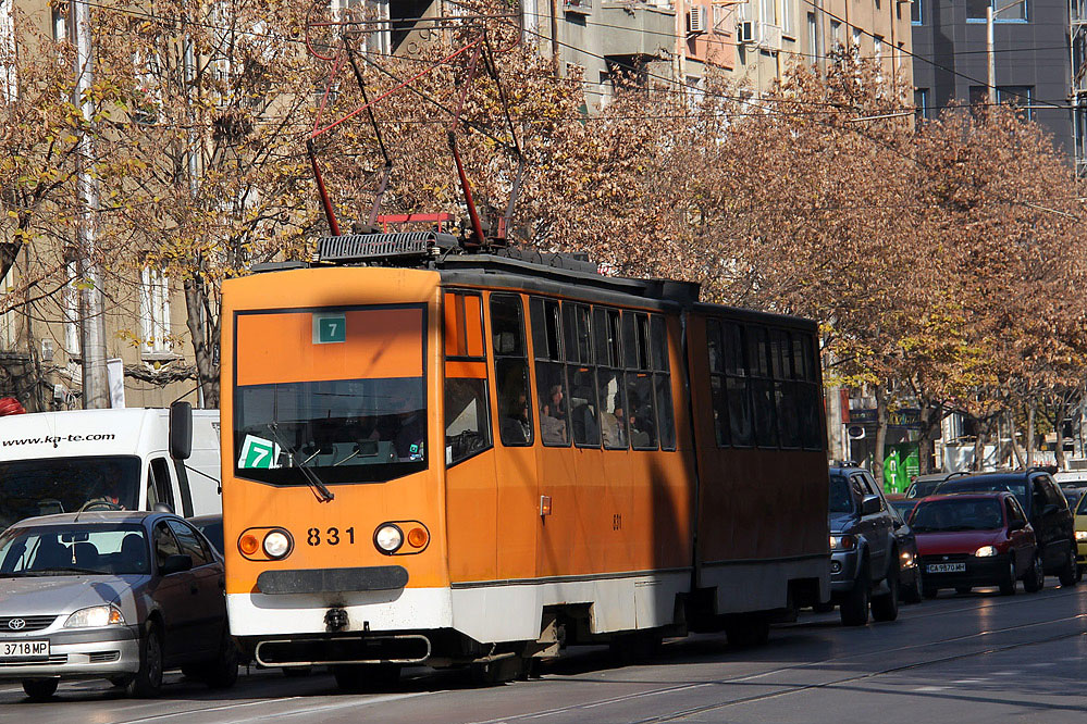 Sofia Straßenbahn tramway T6M-700mod