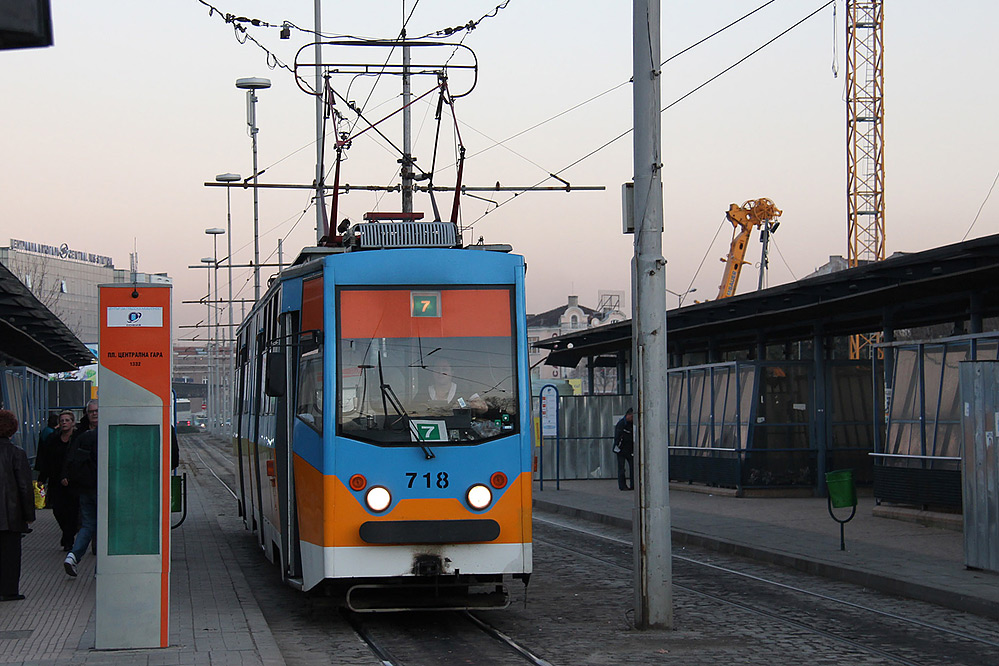 Sofia Straßenbahn tramway T6M-700mod