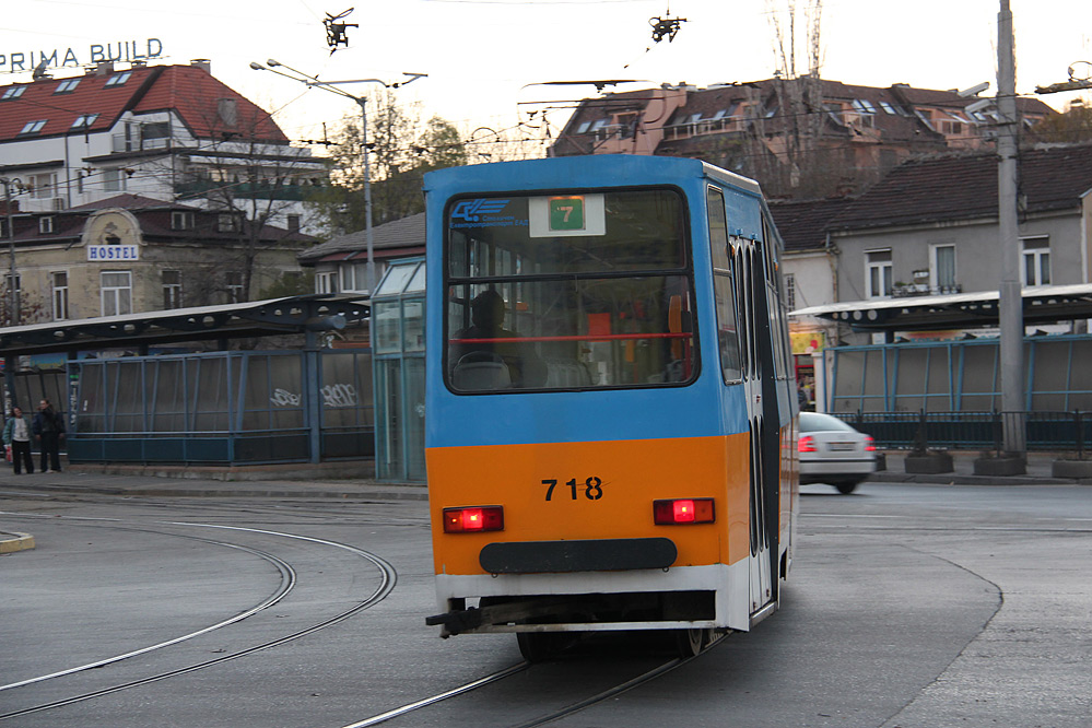 Sofia Straßenbahn tramway T6M-700mod
