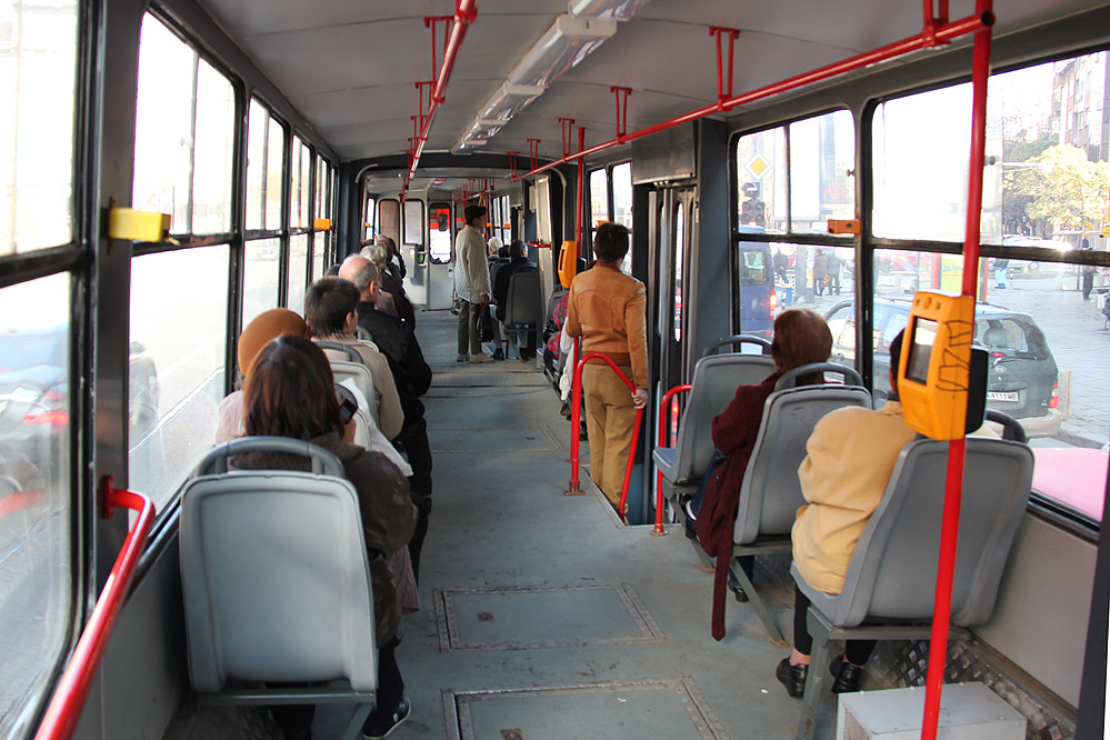 Sofia Straßenbahn tramway T6M-700mod