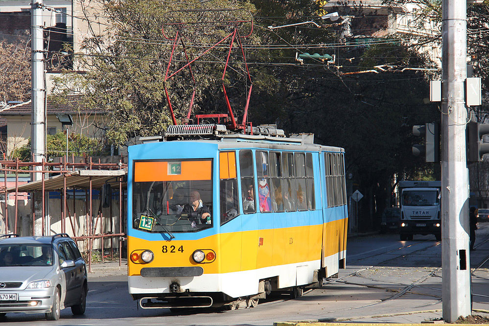 Sofia Straßenbahn tramway T6M-700mod