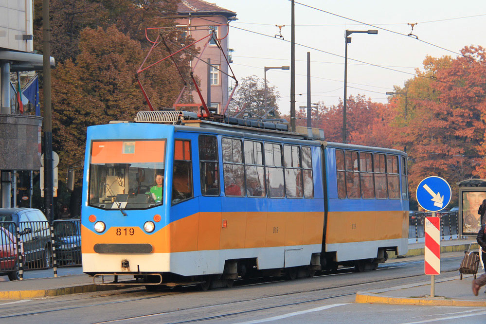 Sofia Straßenbahn tramway T6M-700mod