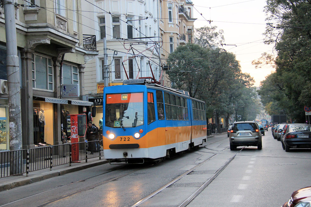 Sofia Straßenbahn tramway T6M-700mod