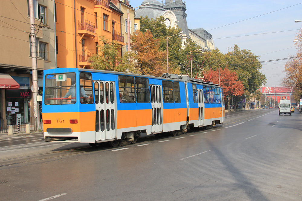 Sofia Straßenbahn tramway T6M-700mod
