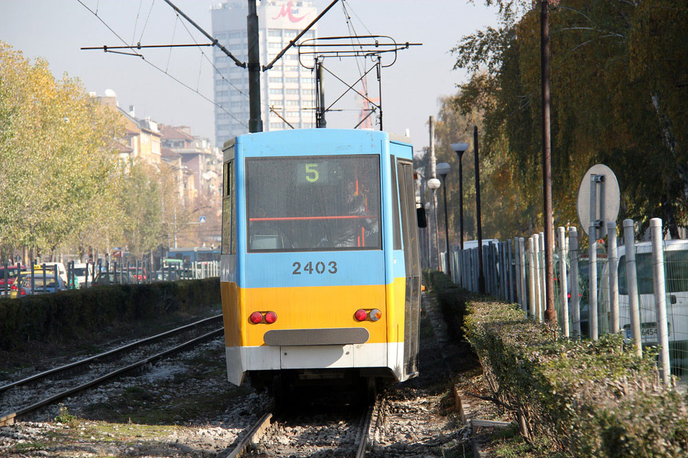 Sofia Straßenbahn tramway T8M-700IT