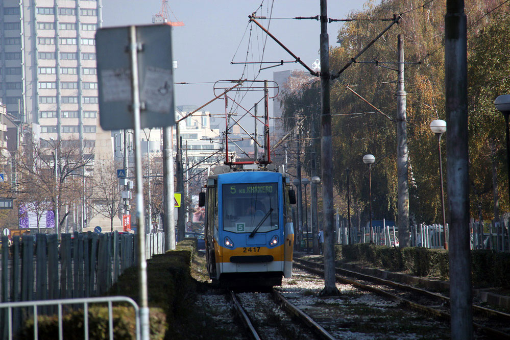Sofia Straßenbahn tramway T8M-700IT