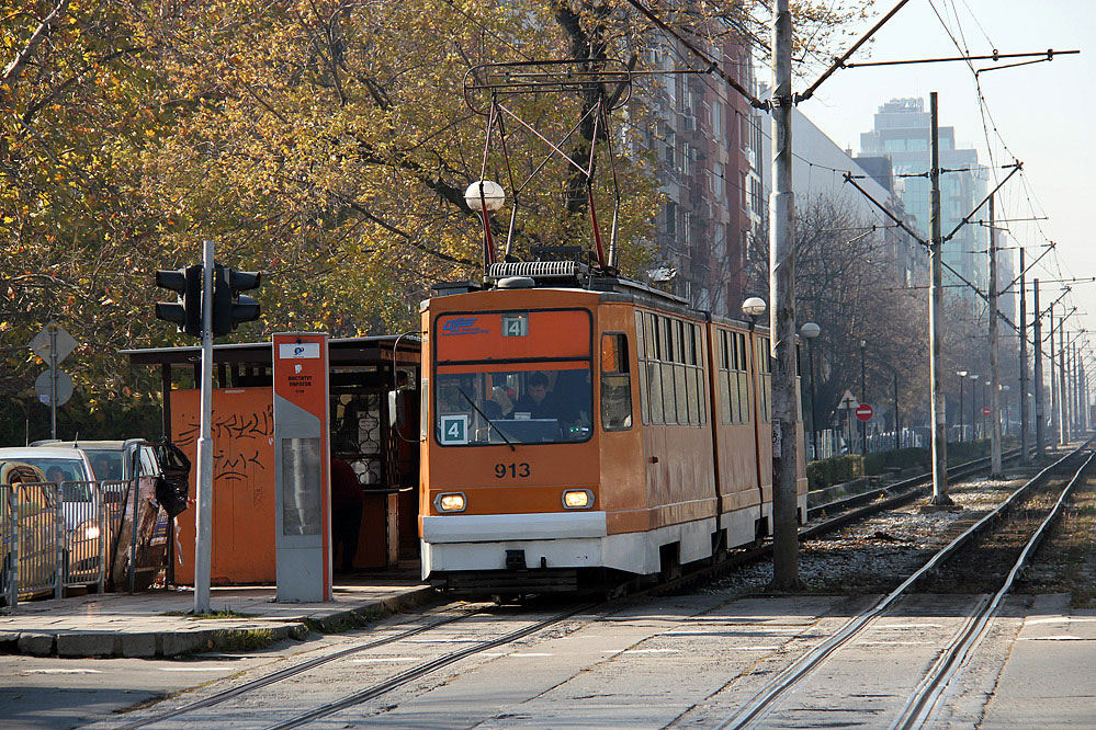 Sofia Straßenbahn tramway T8M-900M