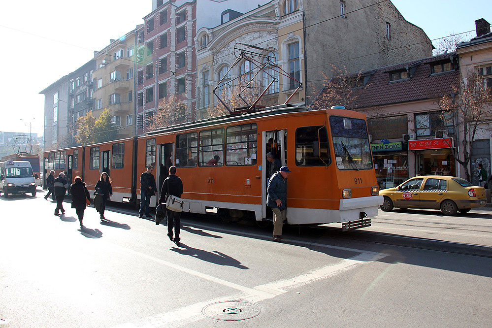 Sofia Straßenbahn tramway T8M-900M