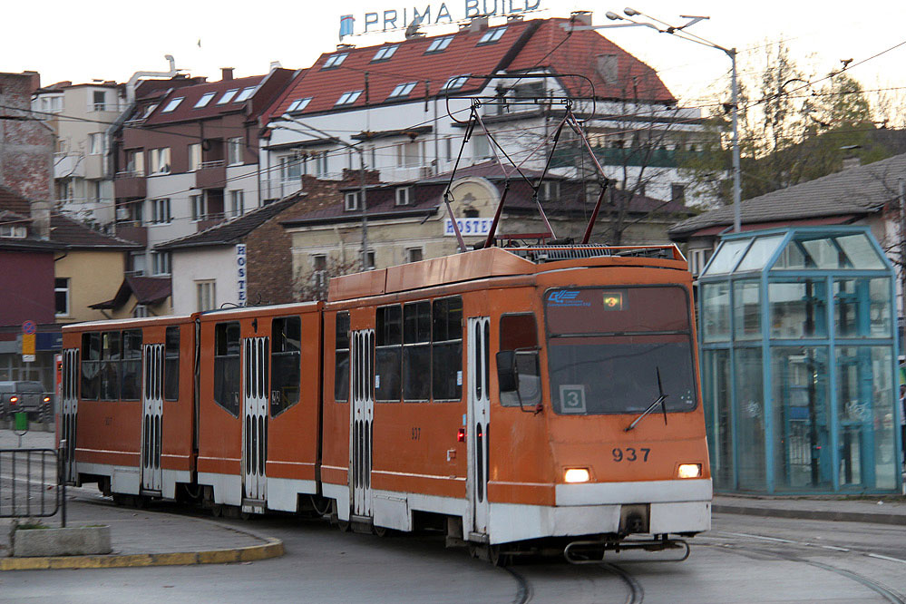 Sofia Straßenbahn tramway T8M-900M
