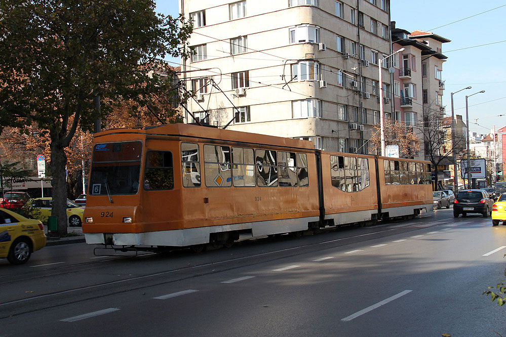Sofia Straßenbahn tramway T8M-900M