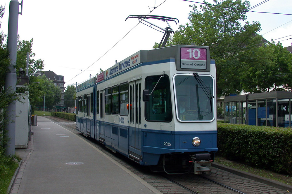 Zurich tram 2000 Be 4/6 Zrich