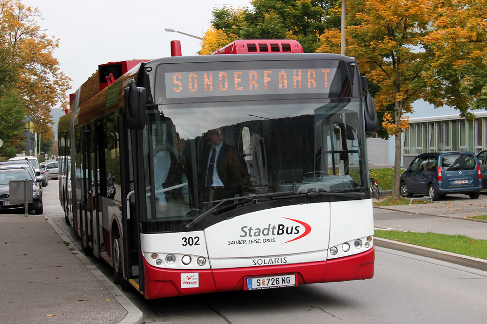 Salzburg trolley O-Bus Solaris Trollino 18