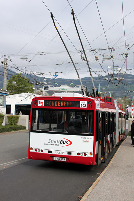 Salzburg trolley O-Bus Solaris Trollino 18