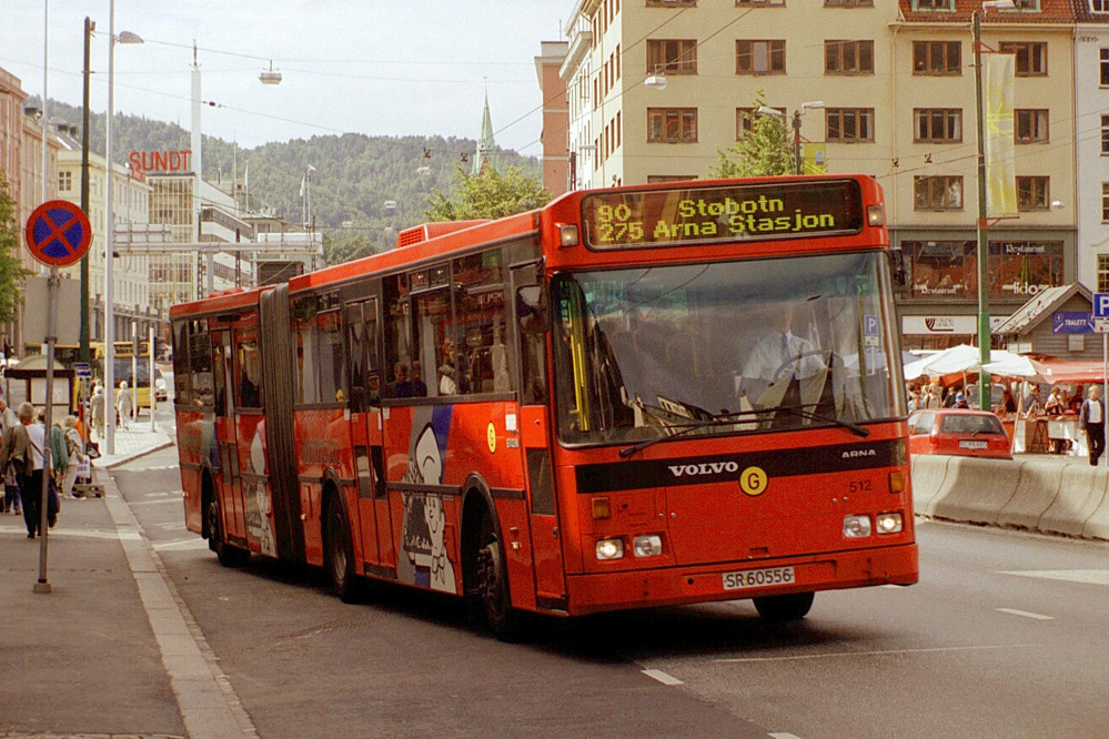 Volvo articulated bus