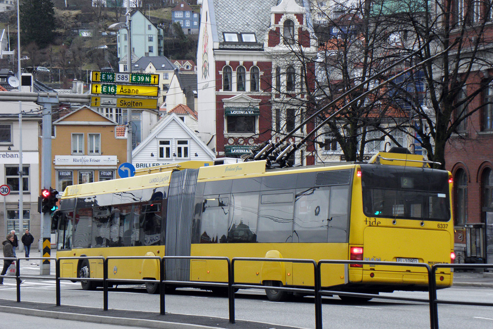 Bergen trolleybus O-Bus Troleybuss