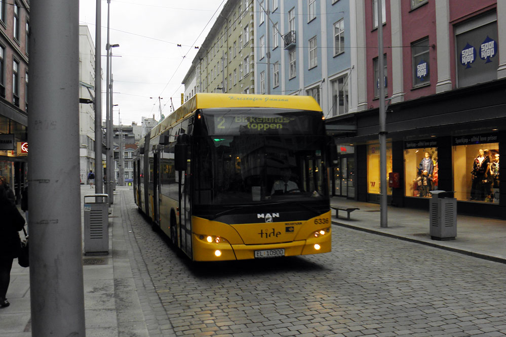 Bergen trolleybus O-Bus Troleybuss