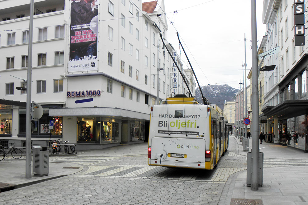 Bergen trolleybus O-Bus Troleybuss