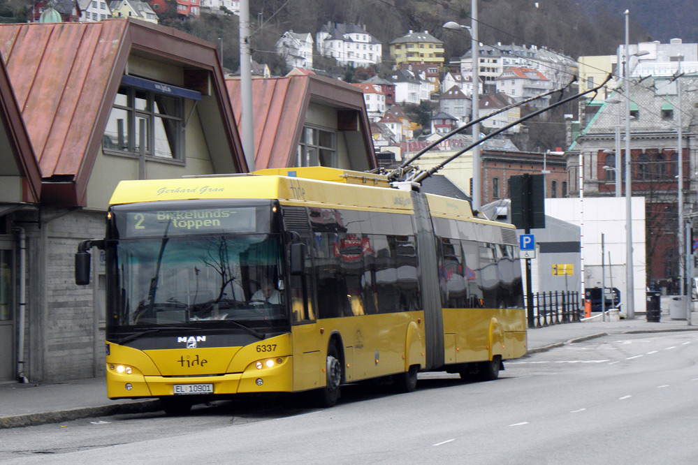 Bergen trolleybus O-Bus Troleybuss