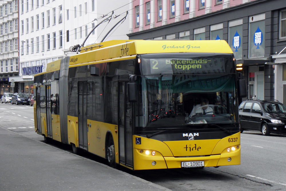 Bergen trolleybus O-Bus Troleybuss