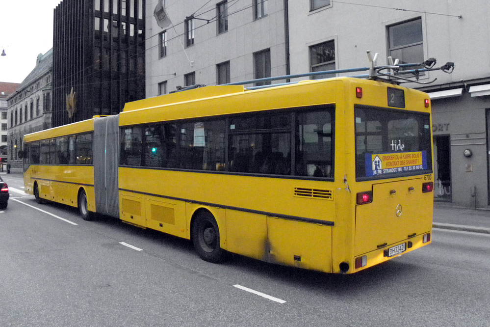 Bergen trolleybus O-Bus Troleybuss