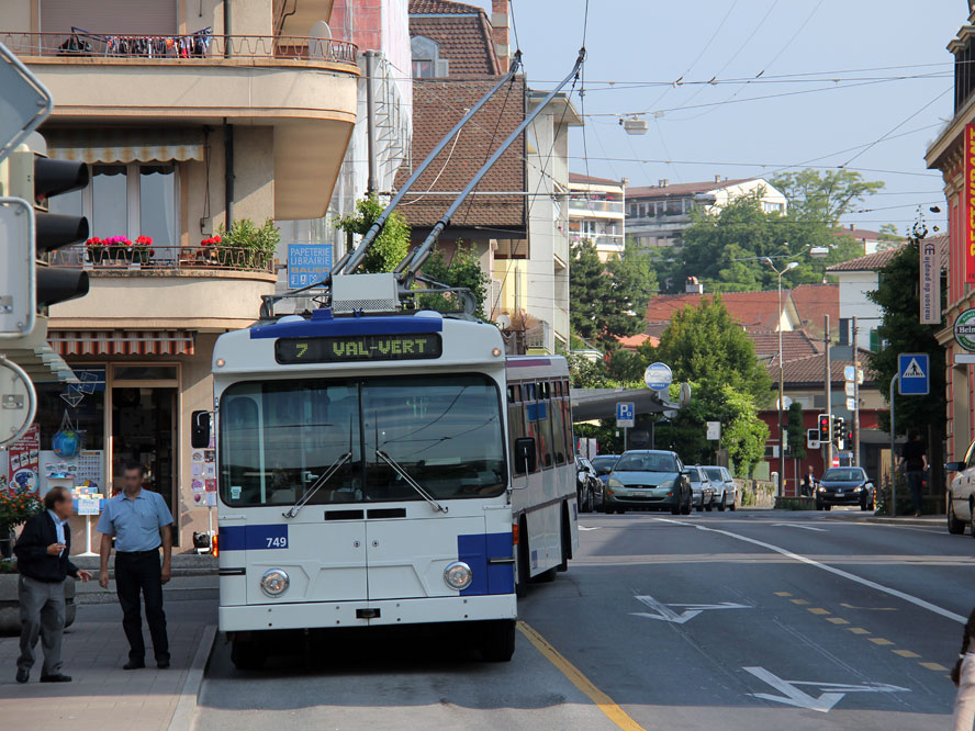Lausanne O-Bus trolley FBW