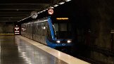 Stockholm_bla-linjen_tunnelbana_9144_570 Auf der blauen Linie kommen Fahrzeuge der Type C20 zum Einsatz, diese wurden zwischen 2017 und 2024 modernisiert. C20 type vehicles are used on the Blue Line;...
