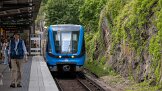 Stockholm_grona-linjen_tunnelbana_9144_462 Hier kommen Fahrzeuge der Type C20 zum Einsatz. Vehicles of the C20 type are used here.