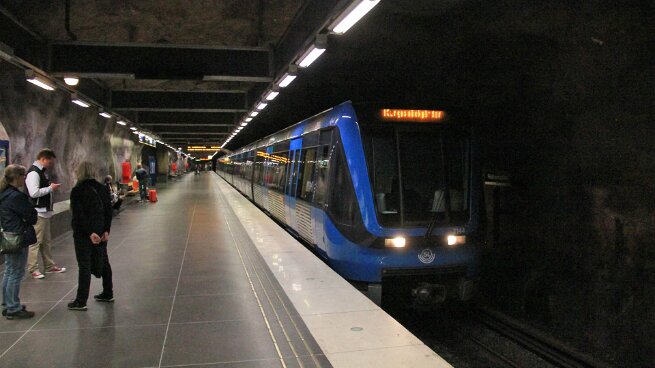 Stockholm Metro 2013 Bei unserem Besuch sahen wir nur mehr die Fahrzeuge der 5. Generation, also der C20 im Einsatz. Diese wurden in den...