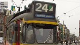6G 674 Die Straßenbahnen der Typen 6G und 7G wurden 1966-68 beschafft und sind 23,5 m lang. Trams of type 6G and 7G came to Amsterdam 1966 to 1968, they are 23.5 m...