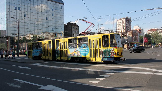 KT4YU 200 Fahrzeuge wurden in den Jahren 1980-1990 geliefert, 1997 folgten noch weitere 20. 200 trams of this type were...