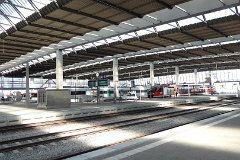 9115_771 Die Verknüpfung im Hauptbahnhof besteht seit 2016. The junction in the main station exists since 2016.