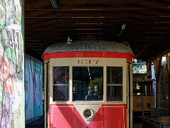 9109_164 New Yorker Triebwagen, der in Wien als Z 4202 unterwegs war: A tram from New york, ran in Vienna as Z 4202.