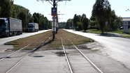 Linie line 5 Rond Tutora Schienen ohne Straßenbahn tracks without trams